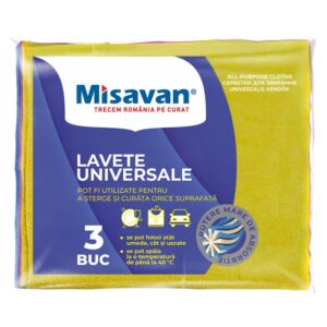 Lavete universale Misavan, 38*32cm, 3 buc/ set