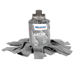 Rezerva mop Misavan, microfibra, Grey, marimea M