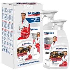 Pachet odorizant baie Dr. Stephan Service 1l + odorizant camera Dr. Stephan You 750ml