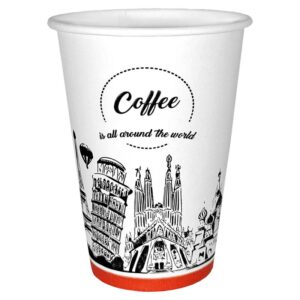 Pahare carton 7Oz Vending, Coffee world, 200ml, 50 buc/set