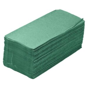Prosoape hartie pliate V, Standard, verde, 1 strat, 20 set/bax, 180 buc/set