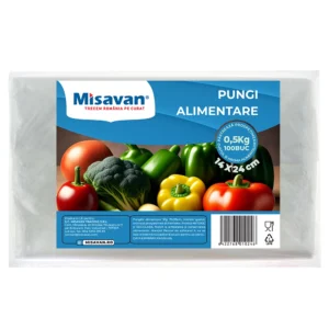 Pungi alimentare 0.5kg, 100 buc/ set