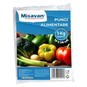 Pungi alimentare 1kg, 100 buc/ set