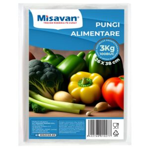 Pungi alimentare 3kg, 100 buc/ set