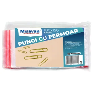 Pungi cu fermoar Misavan, 10*15cm, 100 buc/ set