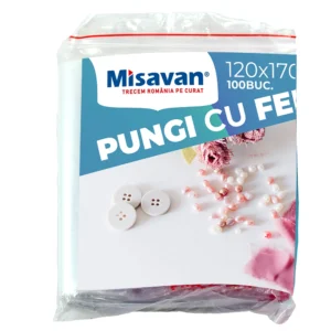 Pungi cu fermoar Misavan, 12*17cm, 100 buc/ set