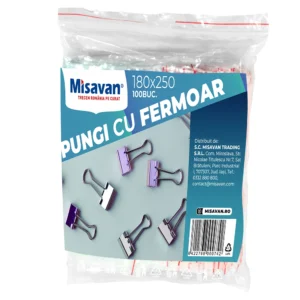 Pungi cu fermoar Misavan, 18*25cm, 100 buc/ set