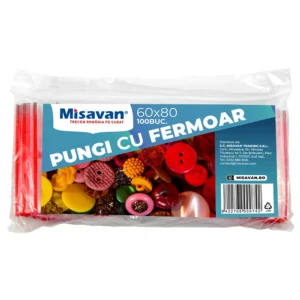 Pungi cu fermoar Misavan, 6*8cm, 100 buc/ set