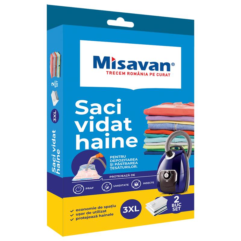 Saci vidat haine Misavan 3XL 2buc/set