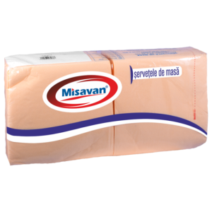Servetele masa laminate Misavan 33*33cm, 2 straturi, 120 buc/ set CREM