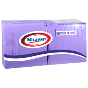 Servetele masa laminate Misavan 33*33cm, 2 straturi, 120 buc/ set LILA