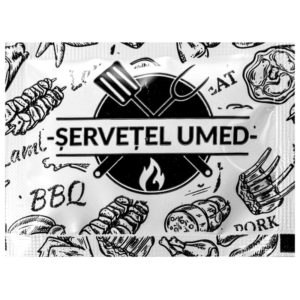 Servetele umede ambalate individual 1000 bucati/bax