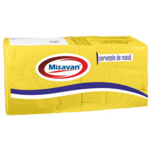 Servetele masa Misavan 33*33cm, 2 straturi, 250 buc/ set, YELLOW