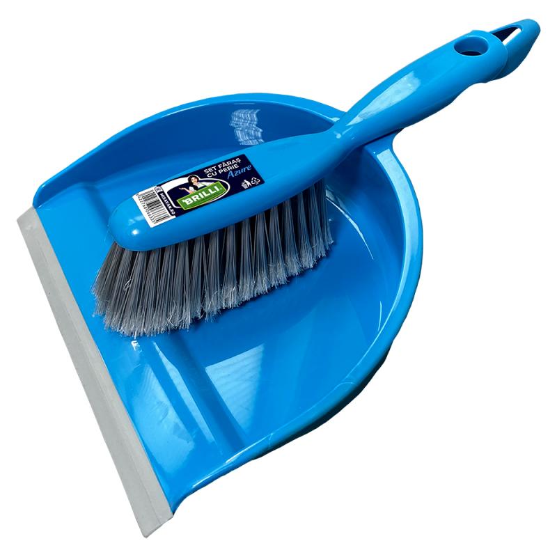 Set faras cu perie Brilli, azure - imagine 2
