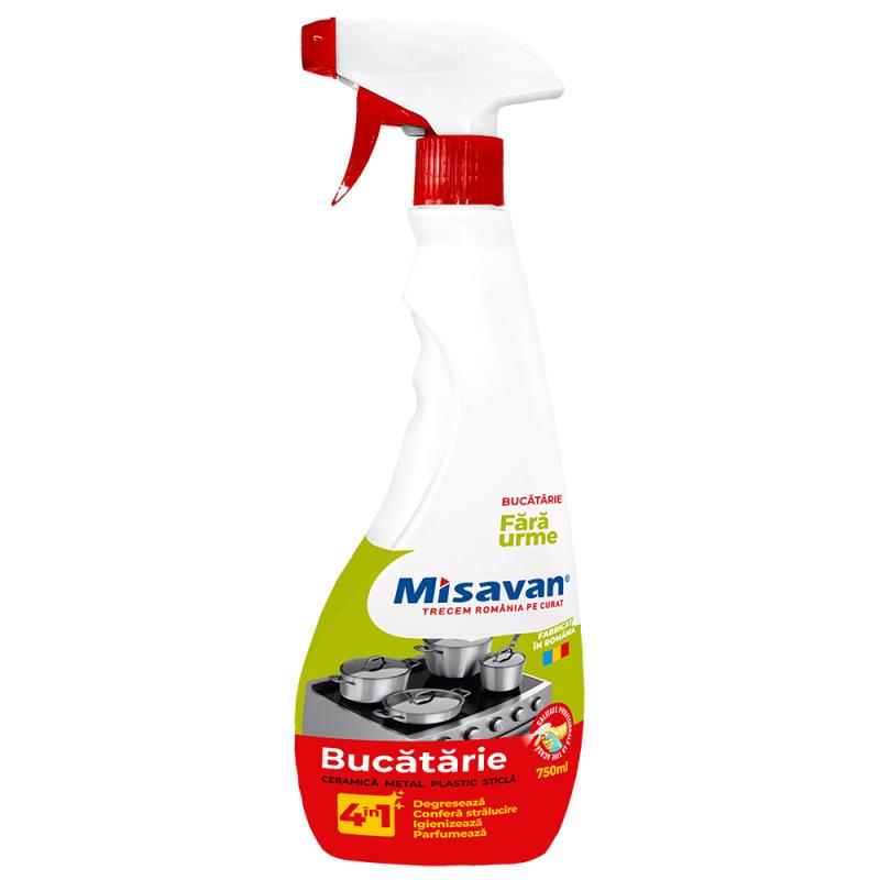 Solutie curatare bucatarie Misavan 4in1 750ml