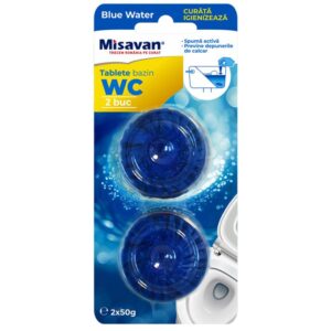Tablete bazin Wc Misavan Blue Water 2x50g