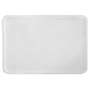 Tavite carton T6 standard, albe, 135*195mm, 100 buc/ set